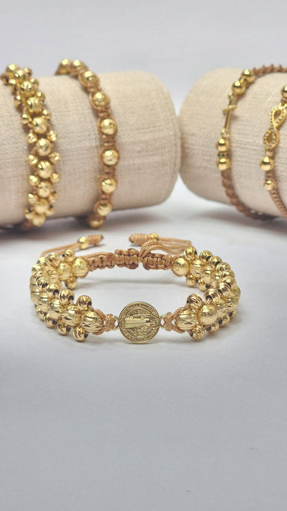 PULSERA 3 CARRILES SAN BENITO HOMBRE