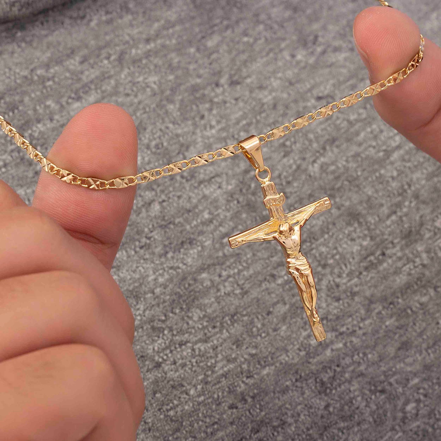 DIJE CRISTO MADERO