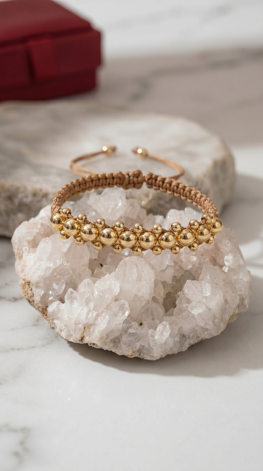 PULSERA 3 CARRILES BALINES #5 Y #3 MUJER