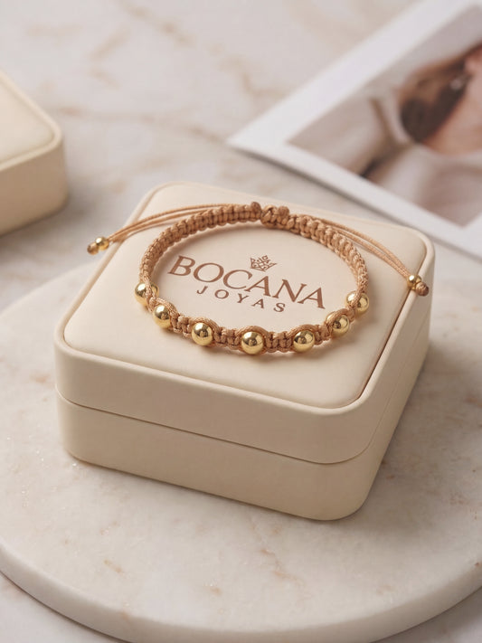 PULSERA 7 BALINES LISOS # 5