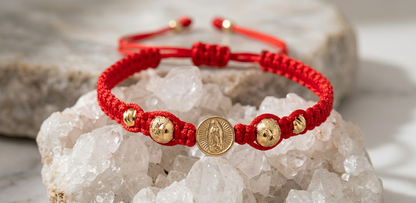 PULSERA ROJA VIRGEN DE GUADALUPE MUJER