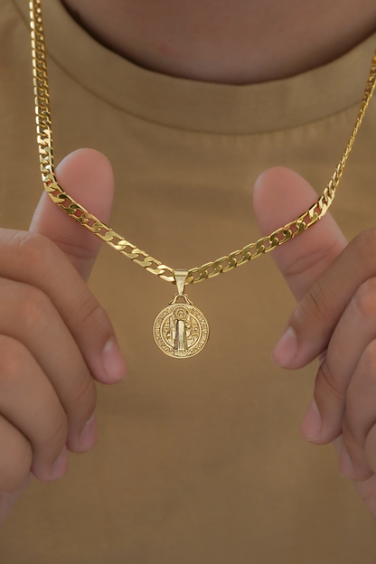 DIJE MEDALLA SAN BENITO