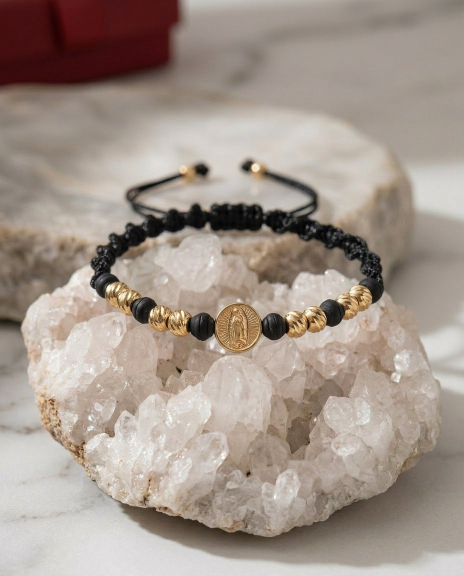 PULSERA 8 BALINES GUADALUPE MUJER