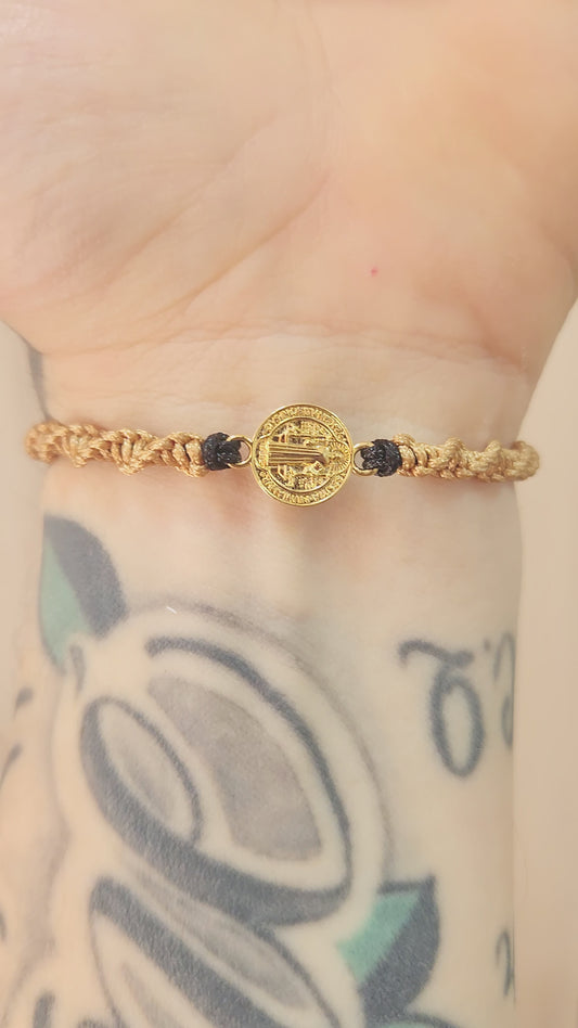 PULSERA ESPIRAL BICOLOR SAN BENITO HOMBRE
