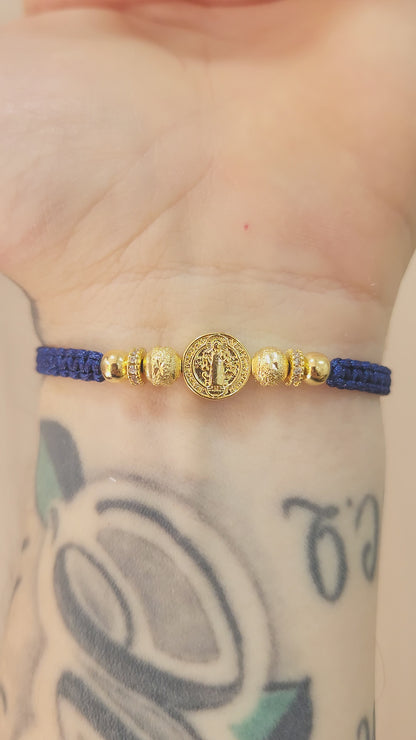 PULSERA AZUL SAN BENITO HOMBRE