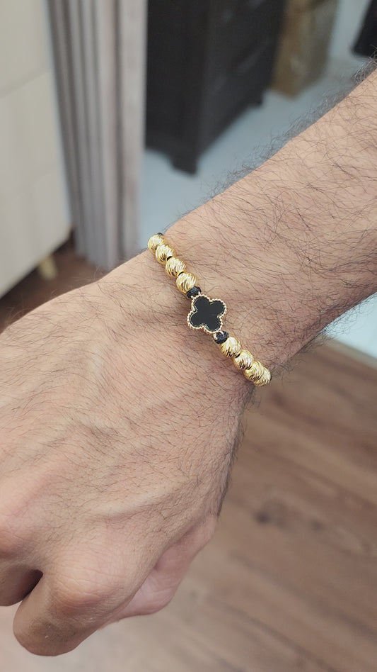 PULSERA CLOVER 8 BALINES #6 HOMBRE