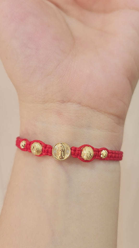 PULSERA ROJA VIRGEN DE GUADALUPE MUJER