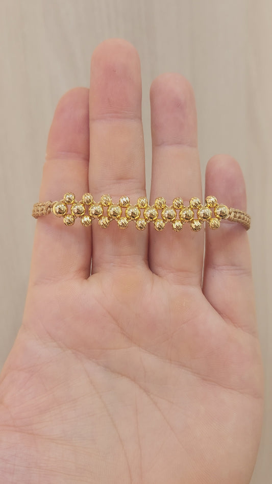 PULSERA 3 CARRILES BALINES #5 Y #4