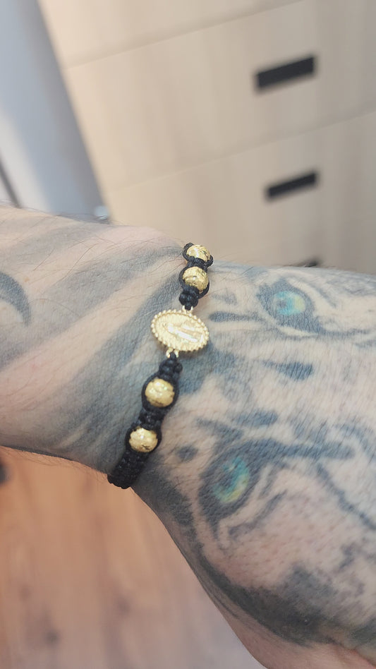 PULSERA VIRGEN MILAGROSA HOMBRE
