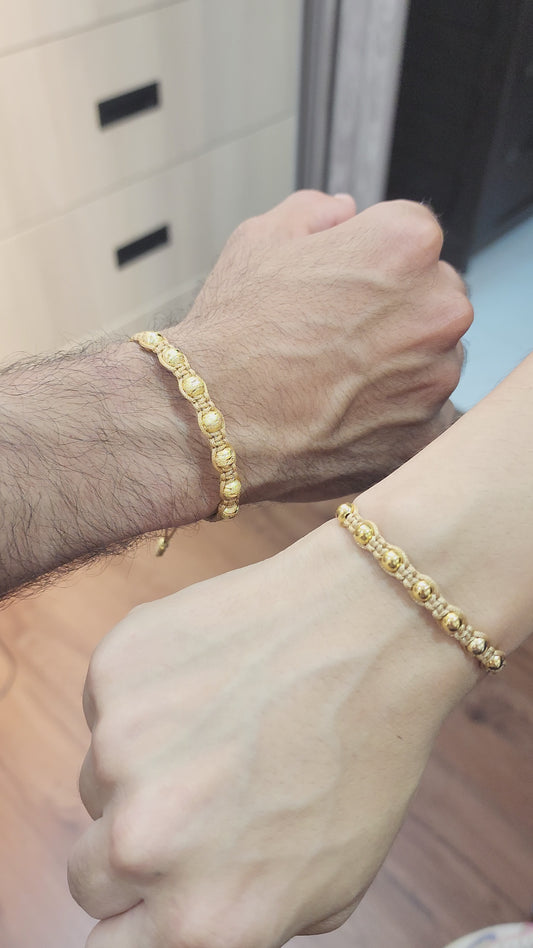 PULSERA 7 BALINES PAREJAS