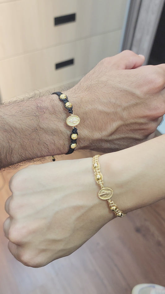 PULSERA VIRGEN MILAGROSA PAREJAS