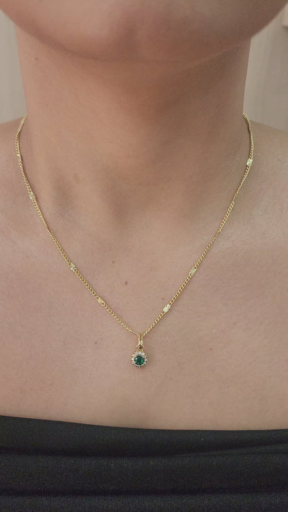 CADENA CUBANA CON DESTELLOS PUNTERAS 45 cm (no incluye dije)