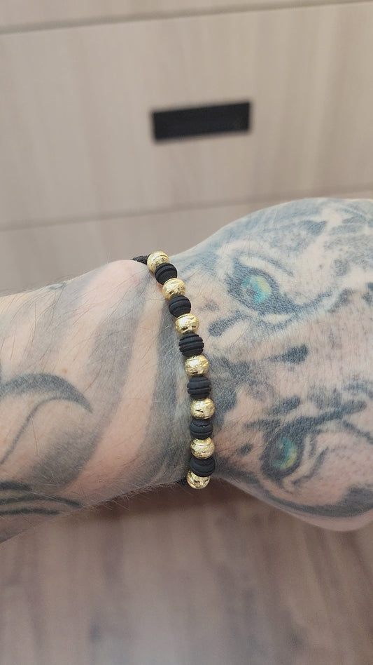 PULSERA 7 BALINES #6 HOMBRE