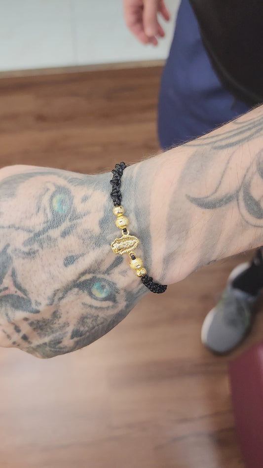 PULSERA VIRGEN SILUETA HOMBRE