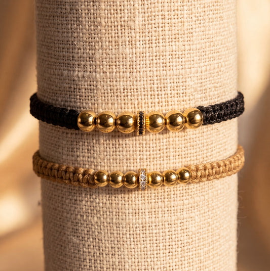 PULSERA PAREJAS 6 BALINES CON RONDEL